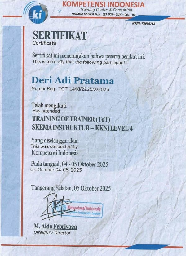 Deri Sertifikat 2