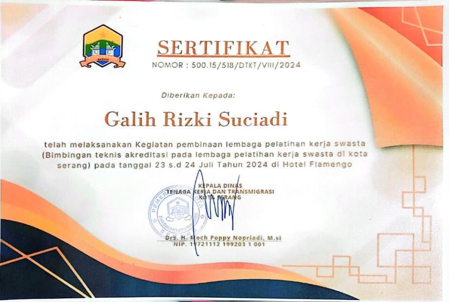 Galih Sertifikat 3